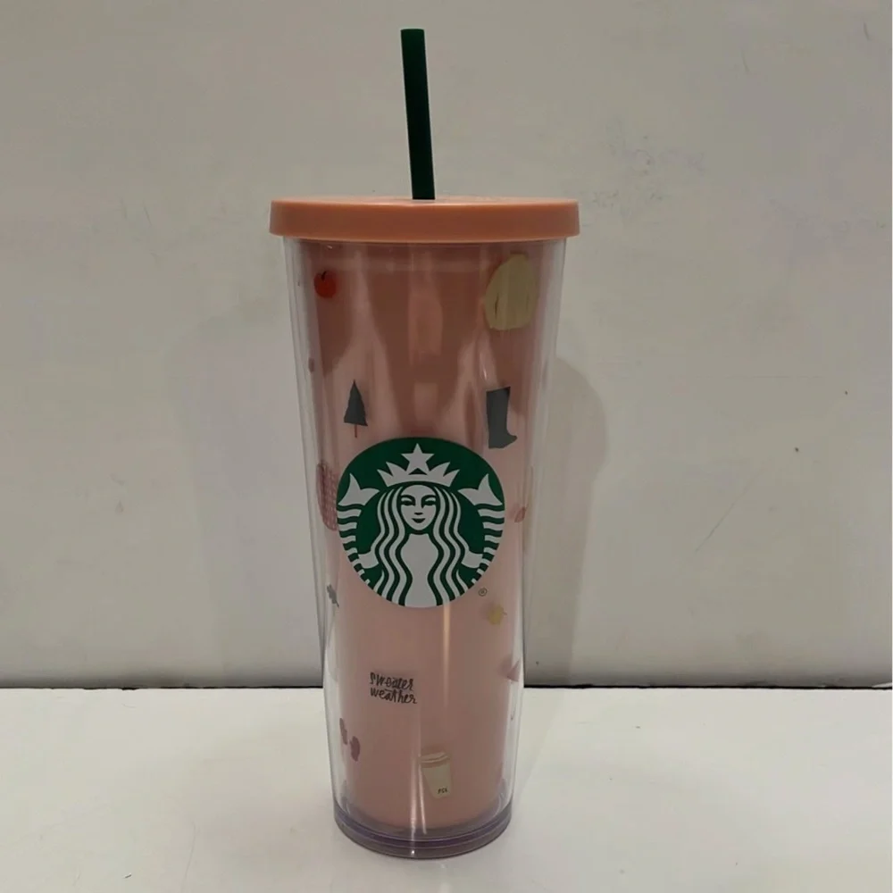 RARE Starbucks Ban.do Stay Cozy Sweater Weather tumbler